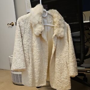 Chic Cream Teddy Jacket